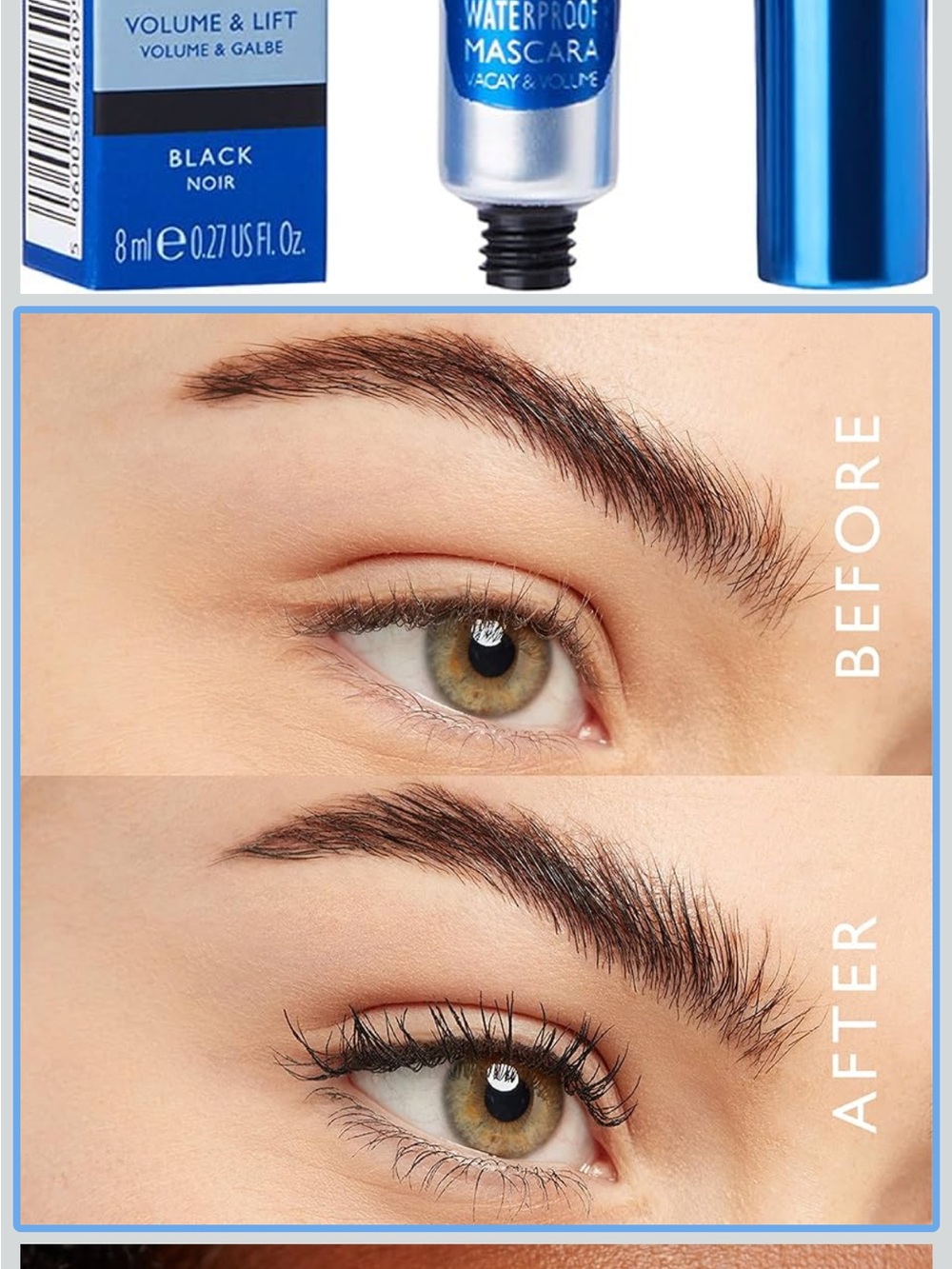 Eyeko Beach Waterproof Black Mascara Case of 20 full size new in box - Picture 5 of 5